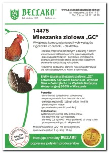 Mieszanka ziołowa "GC"-opakowanie 5 kg