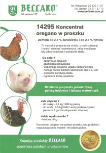 Koncentrat oregano-opakowanie 5 kg